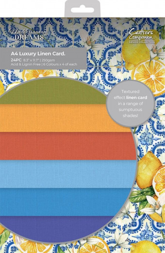 Mediterranean Dreams - A4 Luxury Linen Card Pack