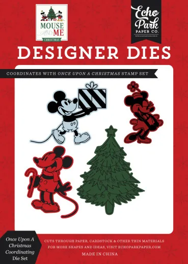 Echo Park Designer Dies - Mouse And Me Christmas - Once Upon A Christmas