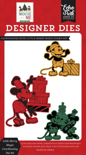 Echo Park Designer Dies - Mouse And Me Christmas - Little Merry Magic
