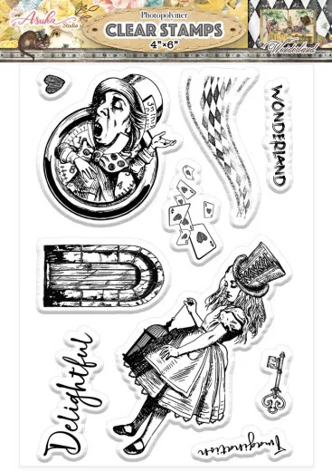 Memory Place Clear Stamps - Wonderland 1