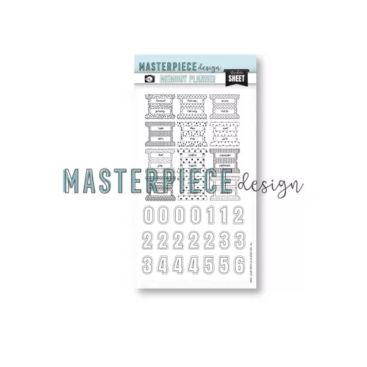 Masterpiece Design - Memory Planner Stickers - 12 Months