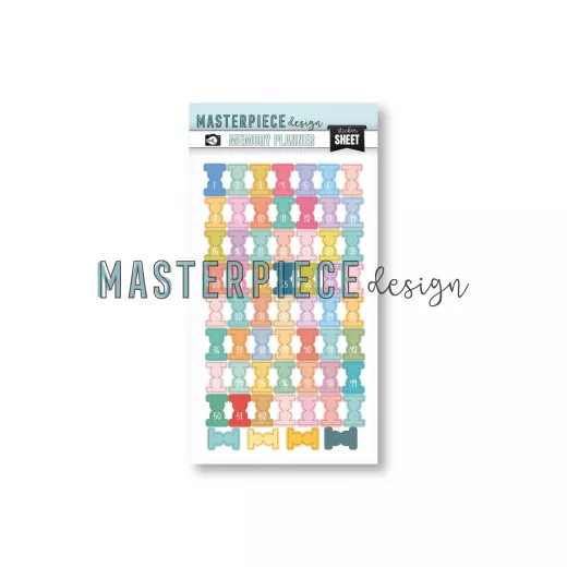 Masterpiece Design - Memory Planner Stickers - 52 Weeks