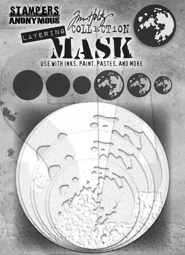 Tim Holtz Layering Mask Set - Moon