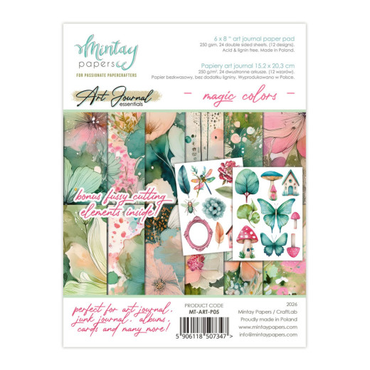 Magic Colors  - 6x8 Art Journal Paper Pad