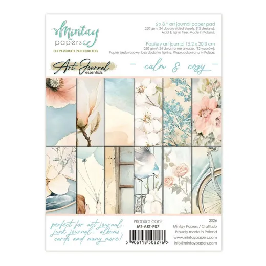Calm & Cozy - 6x8 Art Journal Paper Pad