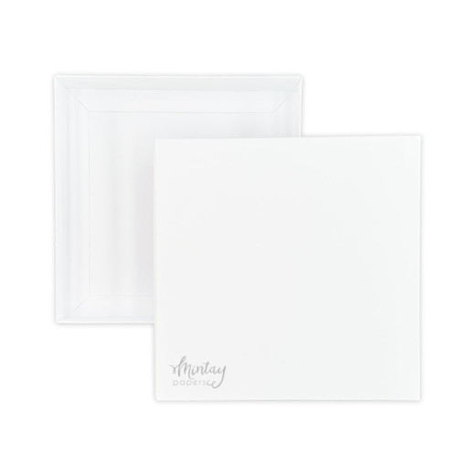 Mintay - Card Box Base - Basic Square - Weiß