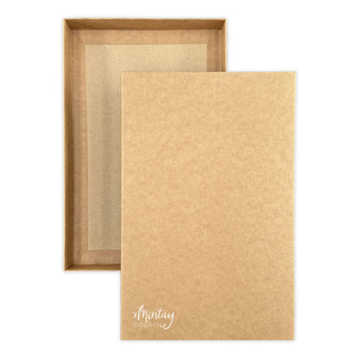 Mintay - Card Box Base - Basic Rectangle 2 - Kraft