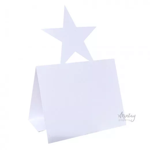 Mintay - Basic Star Card Base - Weiß