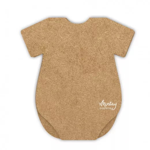 Mintay - Card Base - Baby Onesie - Kraft