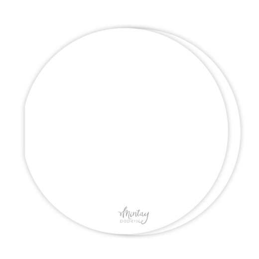 Mintay - Card Base - Basic Cirlcle - Weiß