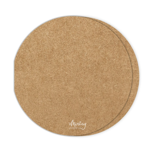 Mintay - Card Base - Basic Cirlcle - Kraft