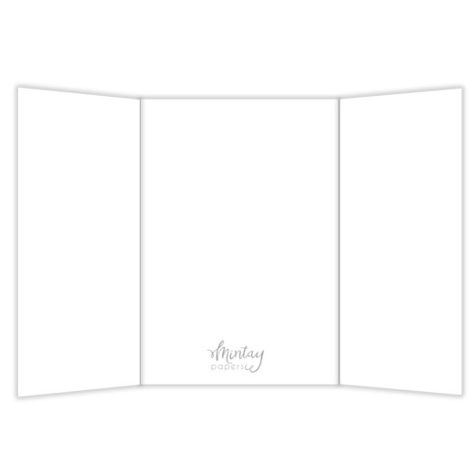 Mintay - Card Base - Basic Trifold - Weiß