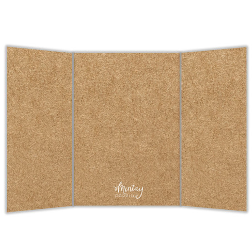 Mintay - Card Base - Basic Trifold - Kraft
