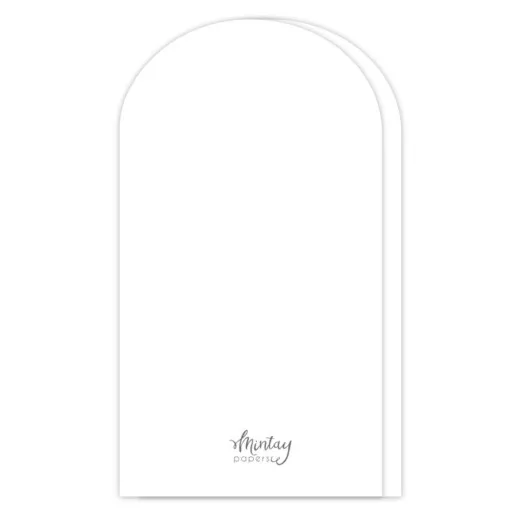 Mintay - Card Base - Basic Arch - Weiß
