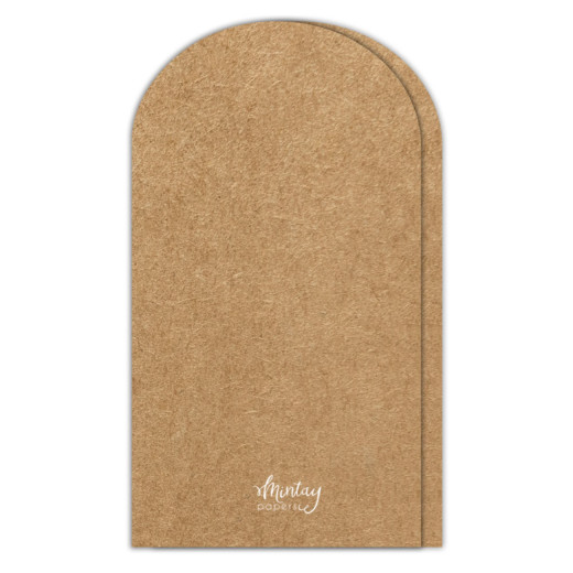 Mintay - Card Base - Basic Arch - Kraft