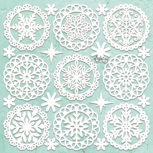 Mintay Chippies Decor - Winter Doilies