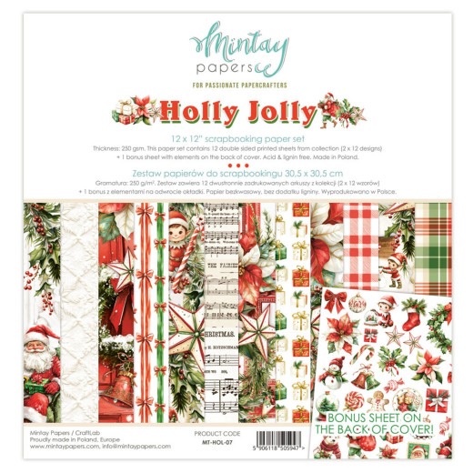 Mintay - Holly Jolly - 12x12 Paper Pad