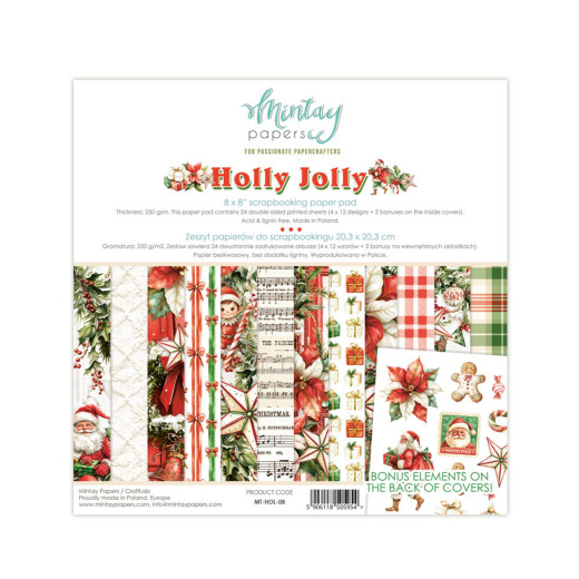 Mintay - Holly Jolly - 8x8 Paper Pad