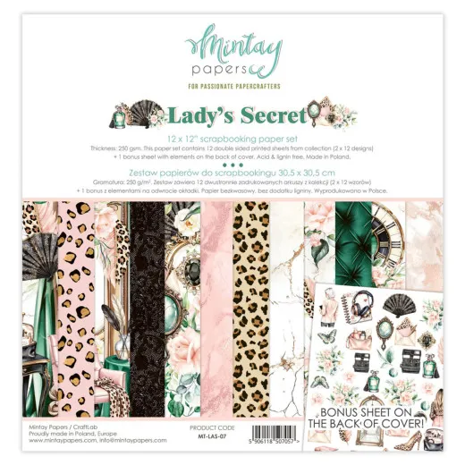Mintay - Lady's Secret - 12x12 Paper Pad