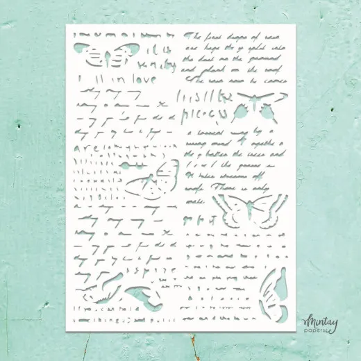 Mintay Kreativa 6x8 Stencil - Mixed 6