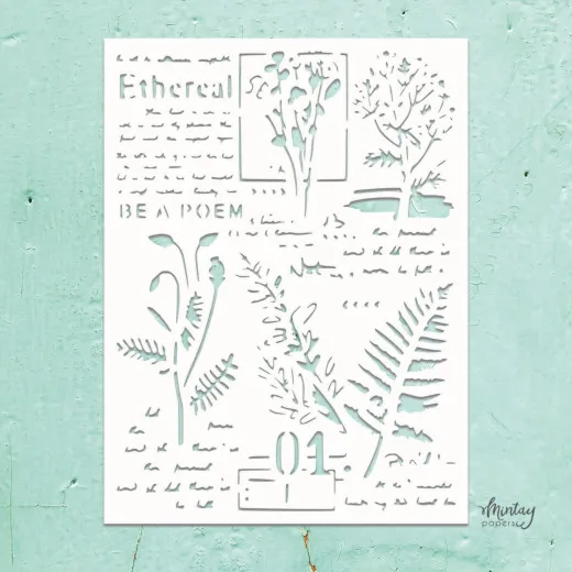 Mintay Kreativa 6x8 Stencil - Mixed 8