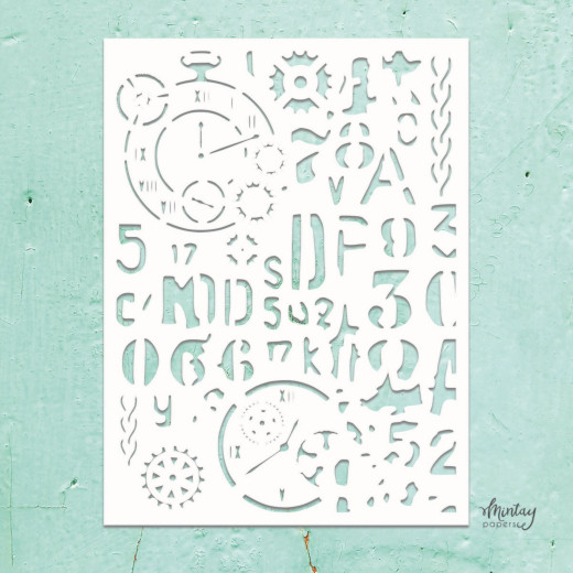 Mintay Kreativa 6x8 Stencil - Mixed 10