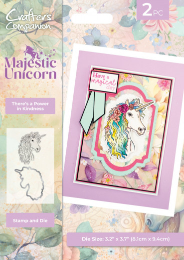 Clear Stamp & Cutting Die - Majestic Unicorn - There is Power in Kindness