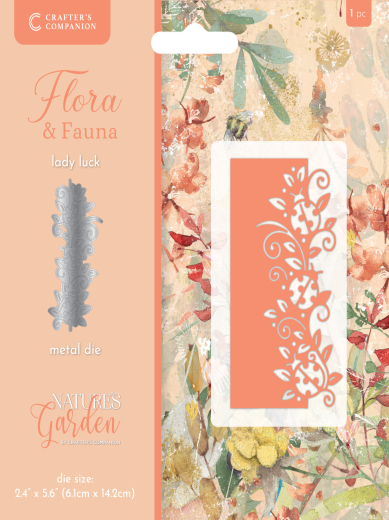 Metal Die - Flora & Fauna - Edge'able Lady luck