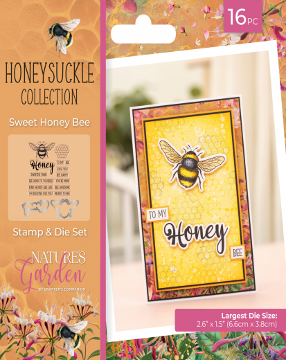 Clear Stamp & Cutting Die - Honeysuckle - Sweet Honeybee