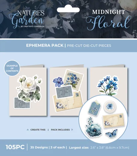 Midnight Floral - Ephemera Pack