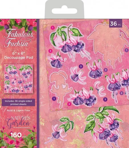 Fabulous Fuchsia - 6x6 Decoupage Pad