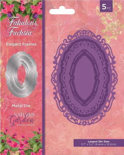 Metal Cutting Die -Fabulous Fuchsia - Elegant Frames