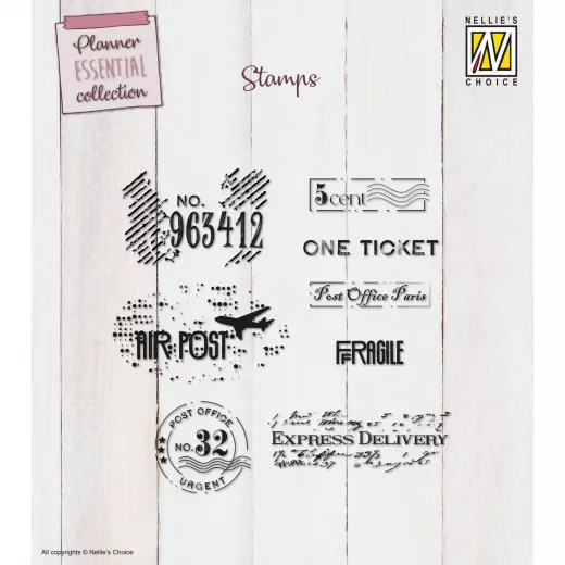 Clear Stamps - Planner Essentials - Vintage Labels