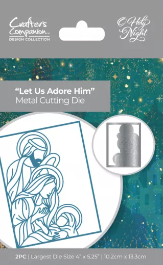 Metal Cutting Die - O Holy Night - Let us Adore Him