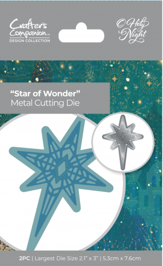 Metal Cutting Die - O Holy Night - Star of Wonder