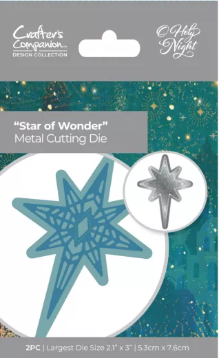 Metal Cutting Die - O Holy Night - Star of Wonder