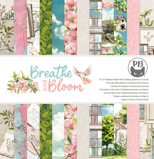 Breathe and Bloom - 12x12 Paper Pad