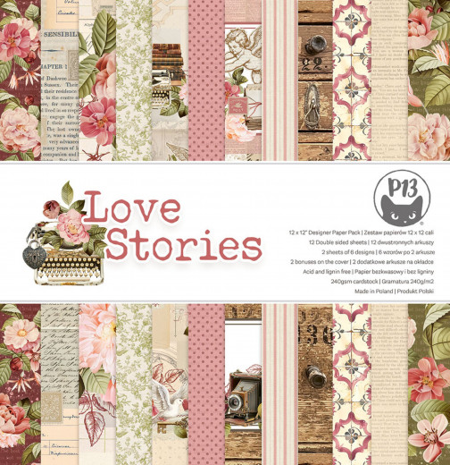 Love Stories - 12x12 Paper Pad