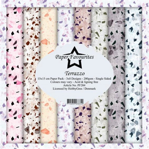 Paper Favourites Terrazzo 6x6 Paper Pack