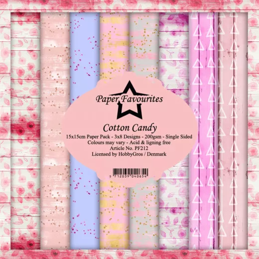 Paper Favourites Cotton Candy 6x6 Paper Pack