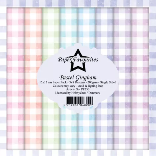 Paper Favourites - Pastel Gingham - 6x6 Paper Pack