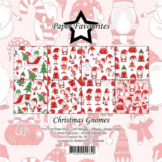 Paper Favourites - Christmas Gnomes - 6x6 Paper Pack