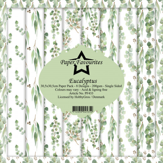 Paper Favourites - Eucalyptus - 12x12 Paper Pack