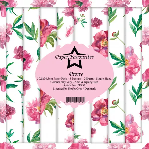 Paper Favourites - Peony - 12x12 Paper Pack