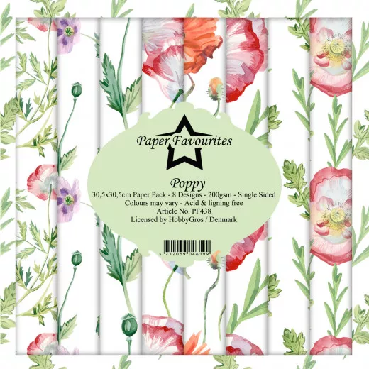 Paper Favourites - Poppy - 12x12 Paper Pack