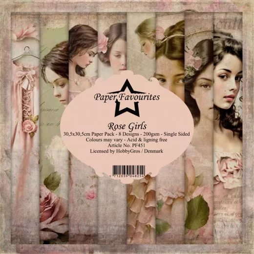 Paper Favourites - Rose Girls - 12x12 Paper Pack