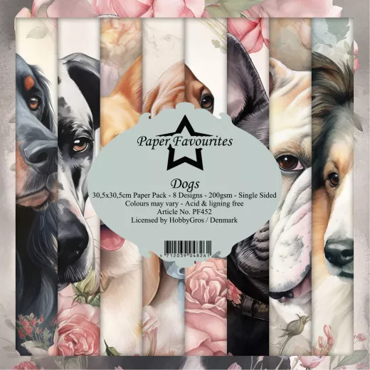 Paper Favourites - Dogs - 12x12 Paper Pack