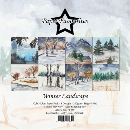 Paper Favourites - Winter Landscape - 12x12 Paper Pack