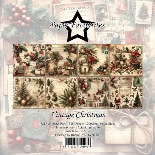 Paper Favourites - Vintage Christmas - 6x6 Paper Pack