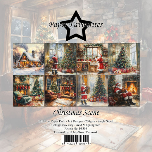 Paper Favourites - Christmas Scene - 6x6 Paper Pack